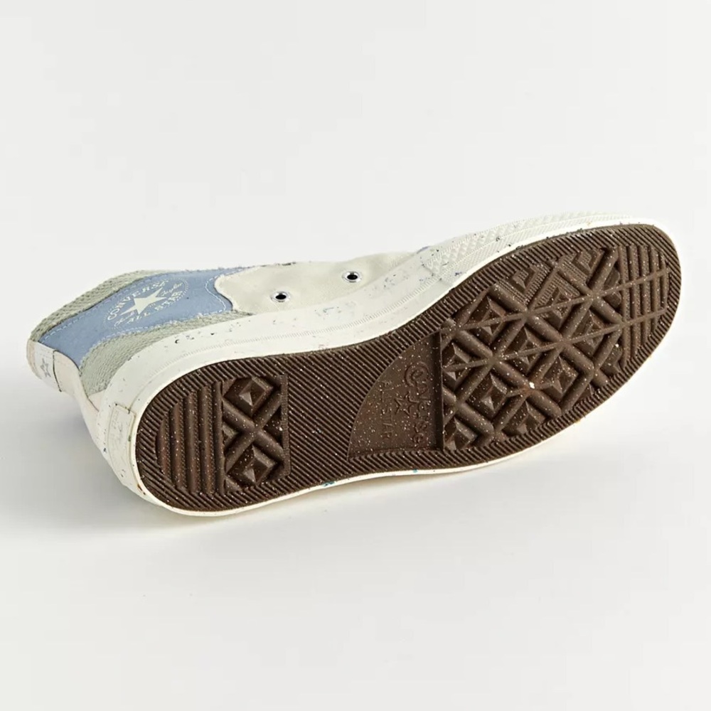 Converse Chuck 70 High Craft Mix Sneakers - Natural Summit Sage High Top Shoes - Picture 4 of 7